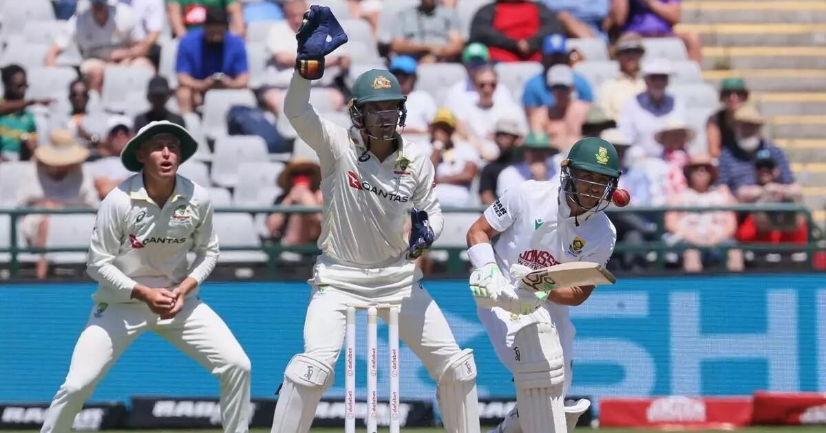 Marques Ackerman batting for South Africa against Australia at Newlands