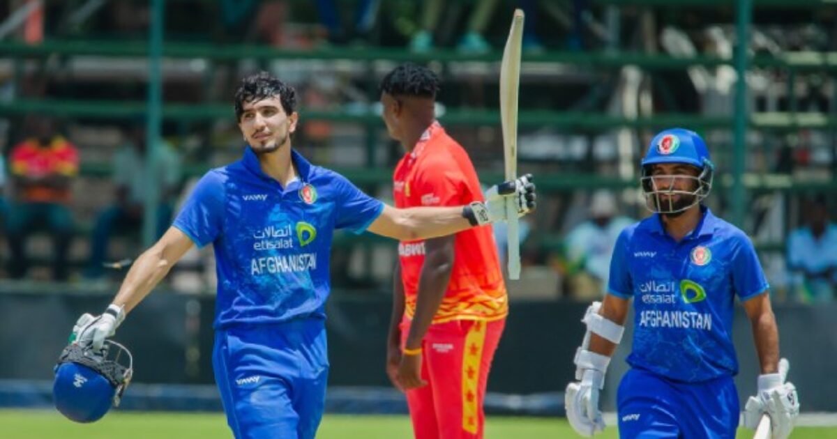 Atal’s Century Powers Afghanistan to 28-Run Win Over Zimbabwe in Tri-Series