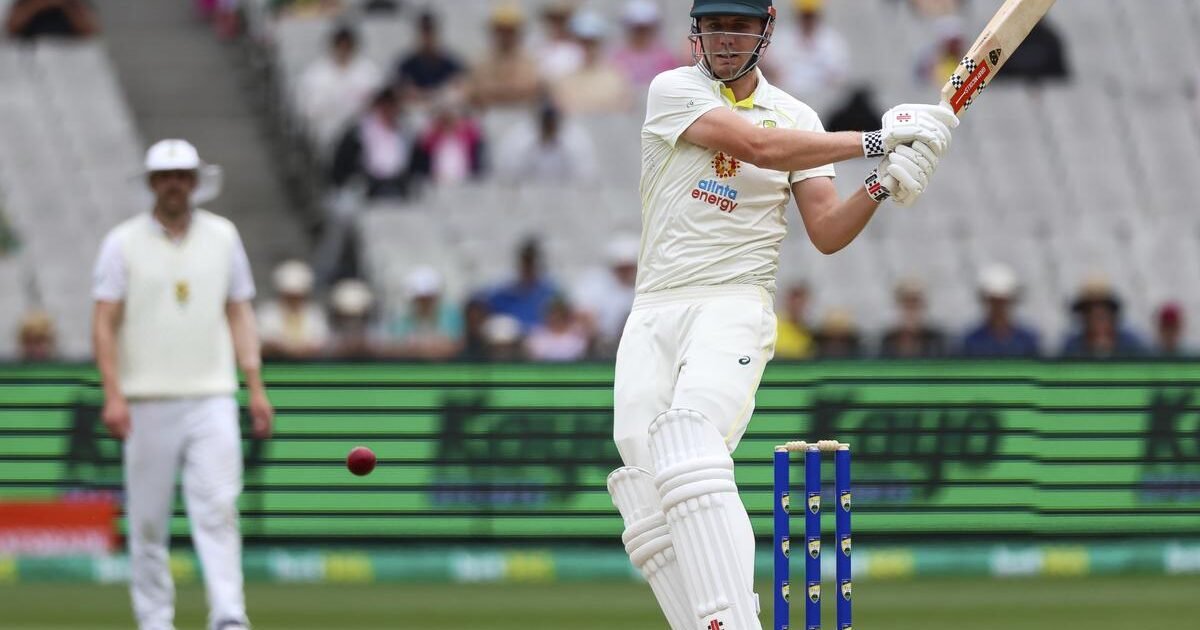 Cameron Green batting for Australia