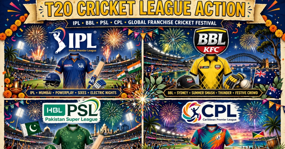 T20 Leagues Around the World: IPL, BBL, PSL, CPL and More Compared