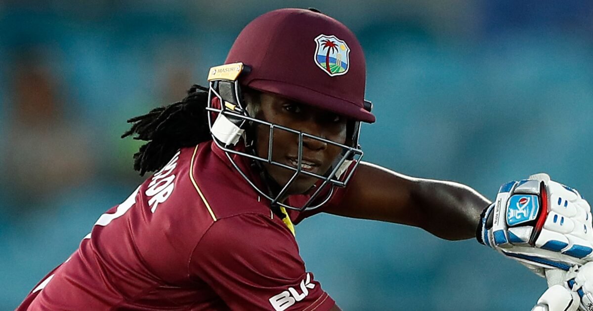 Stafanie Taylor batting for West Indies Women