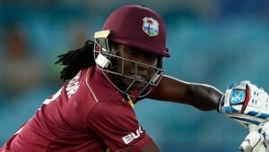Stafanie Taylor batting for West Indies Women