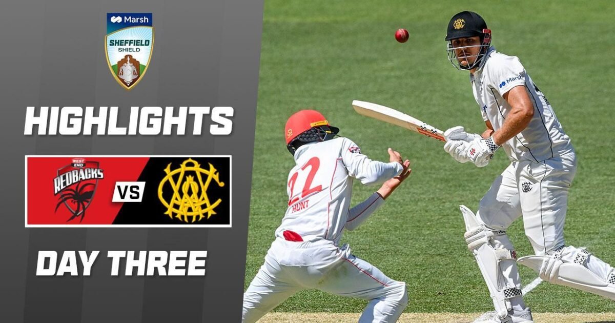 Sheffield Shield: Victoria 244 All Out, SA 4/1 on Day 1